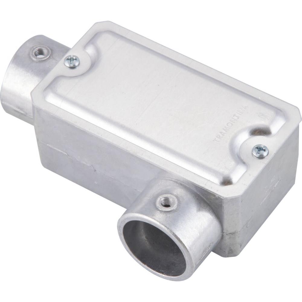 CONDULETE EM ALUMINIO TIPO LL DE 1" S/ROSCA S/PINTURA C/56104313 TRAMONTINA
