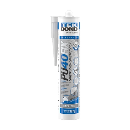ADESIVO PU40FIX CINZA CARTUCHO 387G/280ML C/69957321923 TEK BOND
