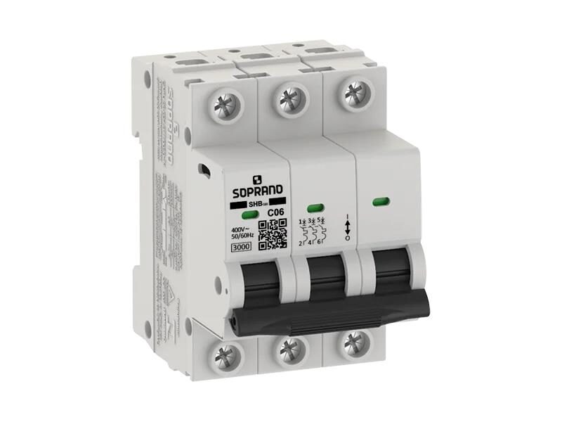 MINIDISJUNTOR SHB3 GIII-C6A 3 POLOS 3KA C/ 5121700631