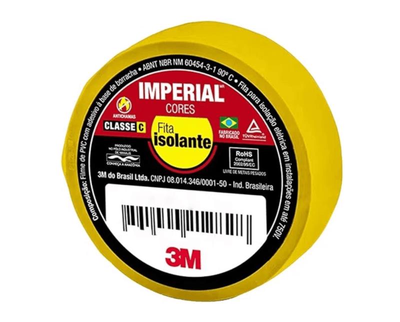 FITA IMPERIAL CORES AMARELO 18MMX10M C/HB004297949