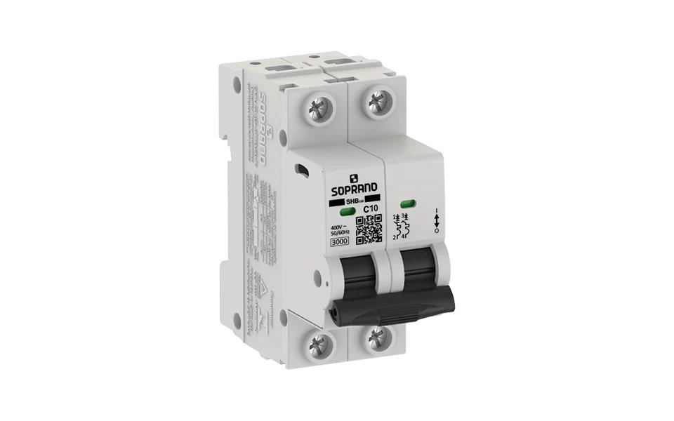 MINIDISJUNTOR SHB2 GIII-C10A 2 POLOS 3KA C/ 5121701021