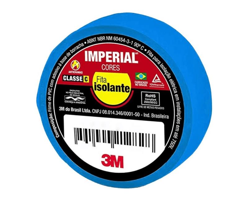FITA IMPERIAL CORES AZUL 18MMX10M C/HB004297980