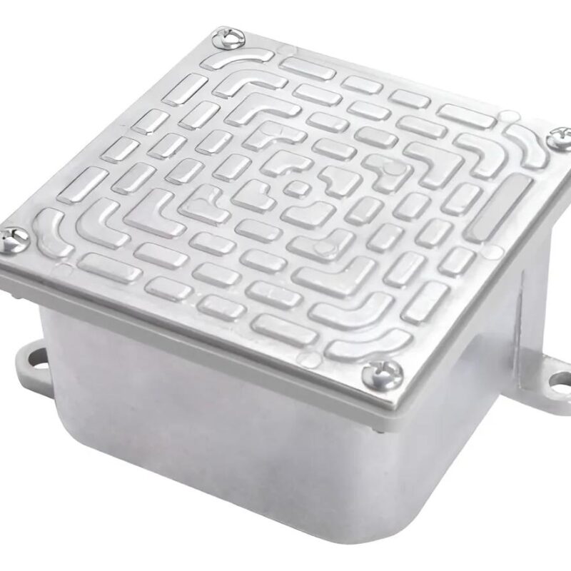 CAIXA DE PASSAGEM ALUMINIO 20X20X11 CM C/CDT20