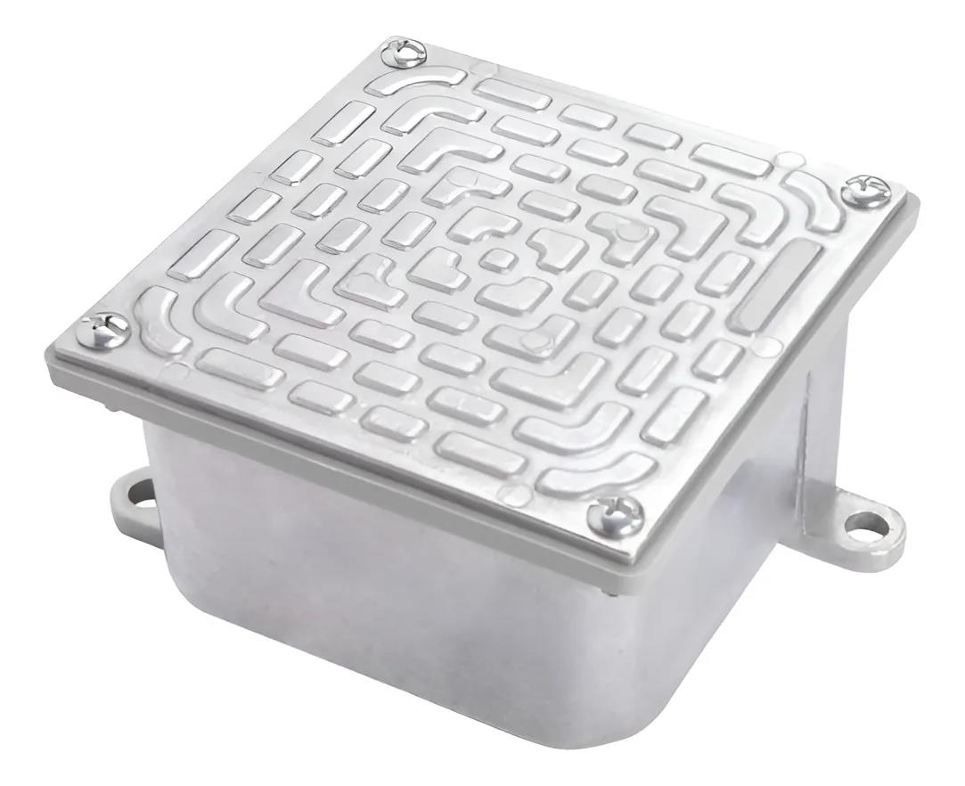 CAIXA DE PASSAGEM ALUMINIO 20X20X11 CM C/CDT20