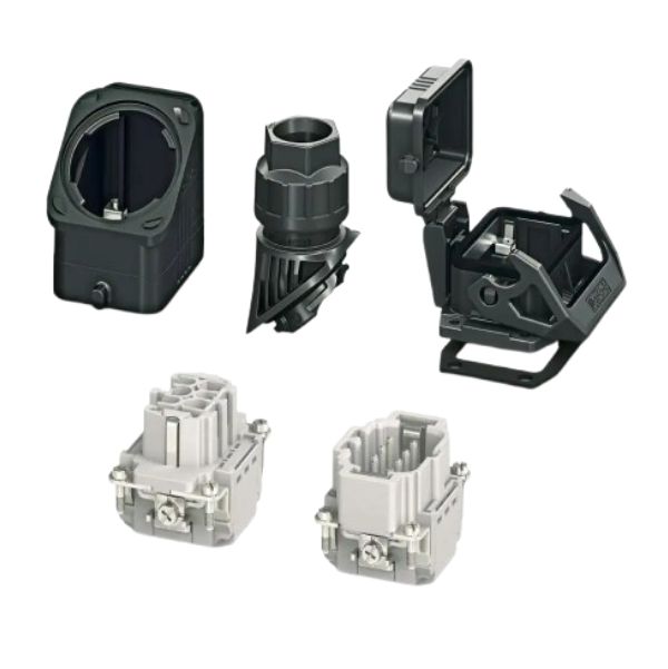 TOMADA COMPLETA 10 PINOS HC-EVO-B10PT-BWD-HL-M25-PLRBK C/ 1407711