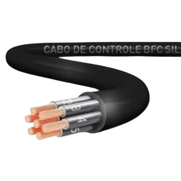 CABO CONTROLE 500V FLEX C/BLINDAGEM AL 2X0,50MM2
