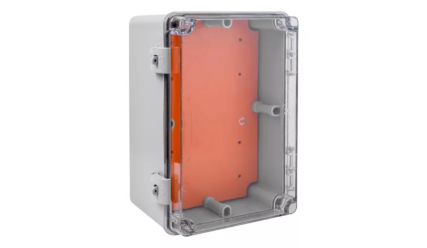 QUADRO DE COMANDO ROHDBOX 300X200X200 CINZA TAMPA TRANSP IP68 C/ 888258