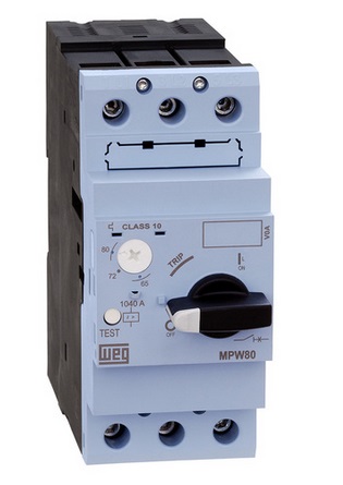 DISJUNTOR-MOTOR AZ MPW80-3-U080 AZUL 65-80A C/ 12501063