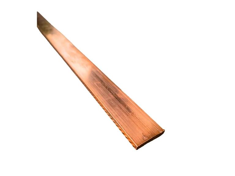 BARRA CHATA COBRE 6.35X3.17MM 1/4" X 1/8" (KG/M-0.179) 48A C/ CUB000C1